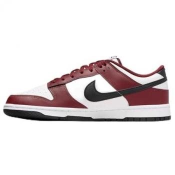 Nike Dunk Herren Low – Rot & Schwarz – Größe 40,5 – Leder