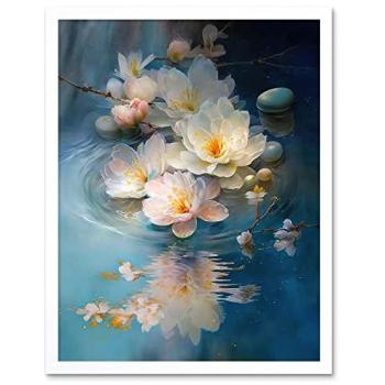 Modern Cherry Bloom Poster