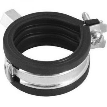 Collier isophonique 1 vis M8 – étanchéité EPDM 25 à 28 mm WALRAVEN