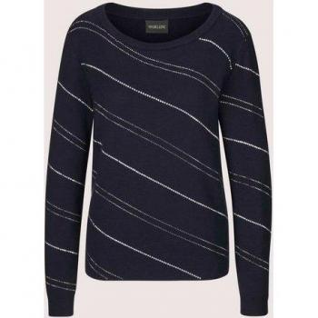 MADELEINE Strickpullover mit Glitzersteinen