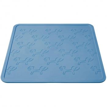 United Pets Mustafa Mat Orange L 44,5 x 44,5 cm Hellblau