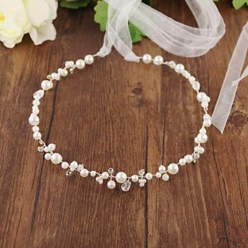 Tríxy Cristal + Perla SH03-S – Cinta Formal de Dama de Honor