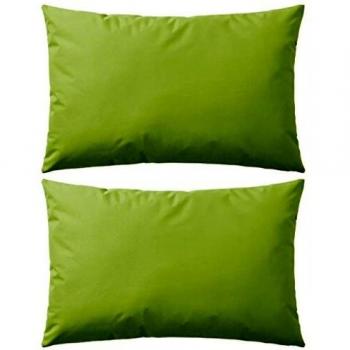 Oreiller Décoratif de Jardin 60x40 cm Vert Pomme