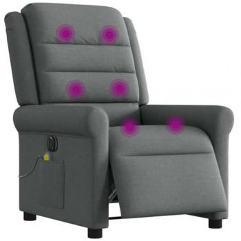 Fauteuil ergonomique gris foncé – Vidaxl