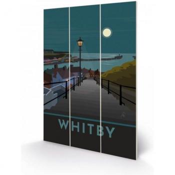 Mini Plaque Bois 29,5 cm – Georgina Westley Whitby (Bleu-Gris)