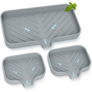 Porte-savon pour salle de bains en silicone