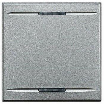 Interruttore a levetta Legrand in alluminio HC4911/2, per due moduli