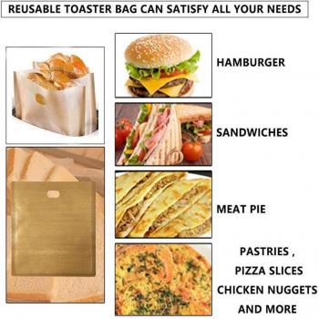 Wiederverwendbare Taschen für Toaster, 10er Pack für Käse-Sandwiches