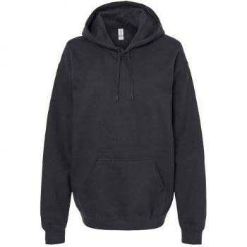 Gildan Unisex Adult Midweight Fleece Hoodie L Charcoal