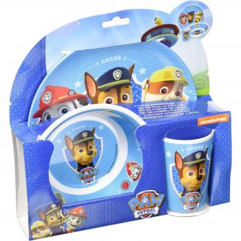 Nickelodeon Set Vajillas Paw Patrol 3Uds