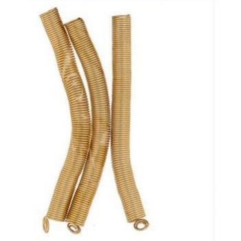 Bolitas de Pelo Spiral Metal – Gran Tamaño – Oro