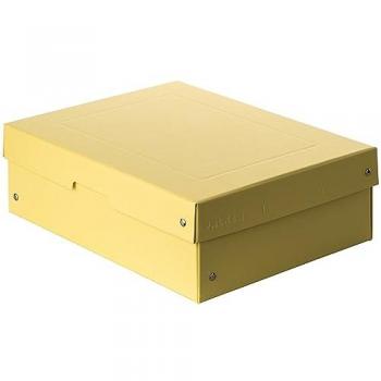 Falken Aufbewahrungsbox PURE Box Pastell, DIN A4, 100 mm Höhe, gelb