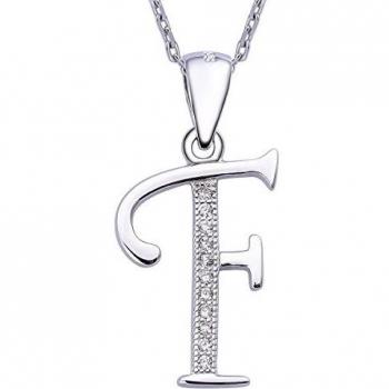 VIKI LYNN Collier Prénom Lettre F