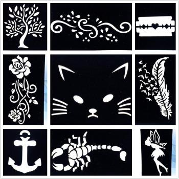Plantillas de Arte Corporal de Gato