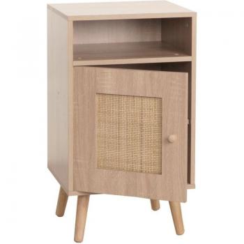 Table d'appoint Kubu avec compartiments de rangement 71x40x41 cm