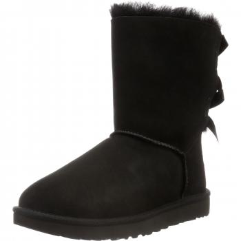 UGG W Bailey Bow Ii Damen Schlupfstiefel, Schwarz