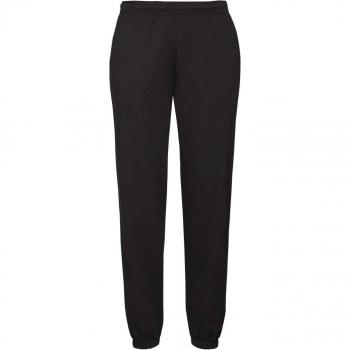Fruit Of The Loom Mens Premium 70/30 Elasticated Jog Pants 2XL black
