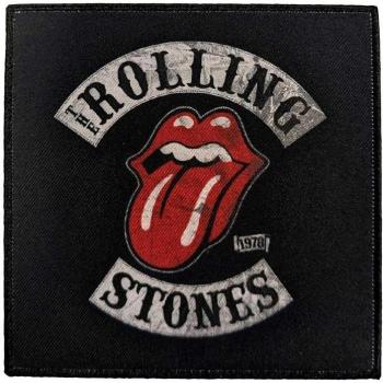 The Rolling Stones Écusson logo de la tournée des Rolling Stones '78 Noir/rouge/blanc One Size