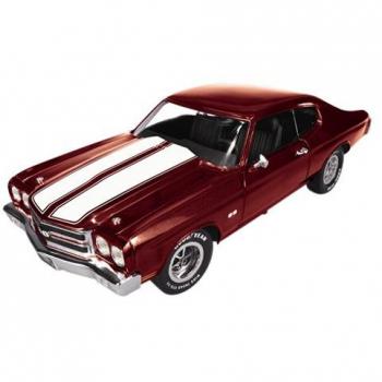 1970 Chevy Chevelle SS 1:43 Red-White Replica – American Muscle Collection