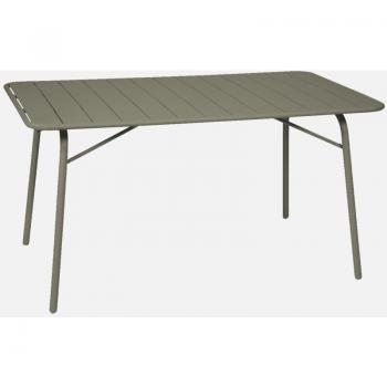 Mesa de Jardín 140cm Plegable de Metal