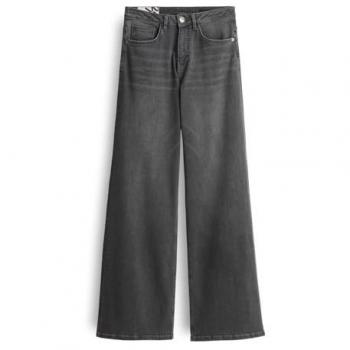 OPUS Minah Palazzo Hose Grau 38/32 – Sustainable Denim