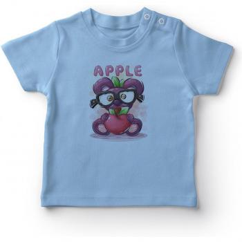 T-shirt bleu Mignon Souris pour bébé garçon