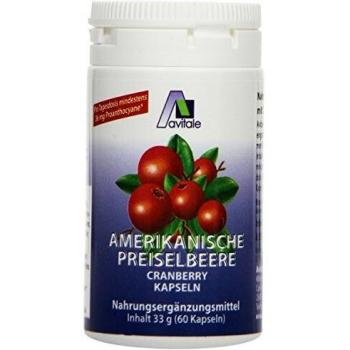 Avitale Preiselbeere amerikanisch 400 mg Kapseln, 1 Packung (60 Stück)