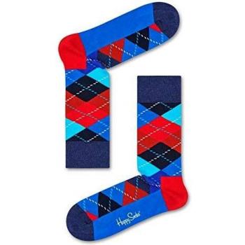 Navy Argyle Baumwollsocken – Happy Socks, 41 bis 46, Damen & Herren
