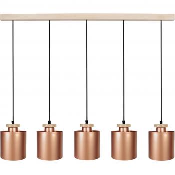Suspension bar UZIBUZE‑TOSEL en métal naturel –