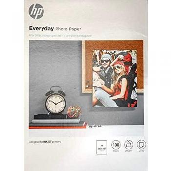 HP Everyday Photo Paper, Glossy, 200 g/m2, A4 (210 x 297 mm), 100 sheets