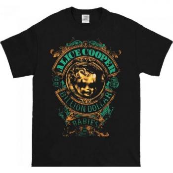 T-shirt in cotone con logo Billion Dollar Baby per bambini di Alice Cooper