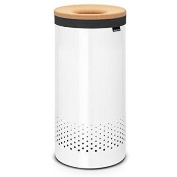 Contenitore per biancheria 35 litri Bianco con coperchio Brabantia