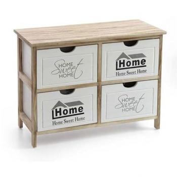 Mobile cassettiera 4 cassetti 67 x 28 x 47 h