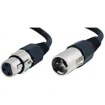 C2G 7m Pro-Audio XLR M/F Cable de Audio XLR (3-Pin) Negro