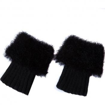 Chaussettes Femmes en Peluche, Manches Tricot & Chauffe-jambes