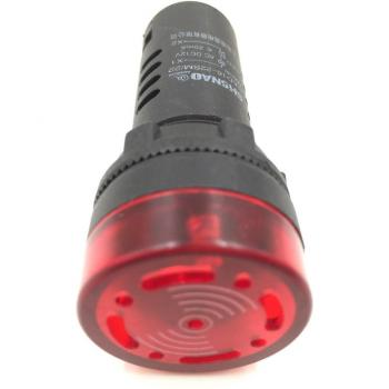 AD16-22SM 12V 22mm Red LED Beep Indicator