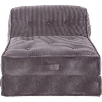 INOSIGN Cord-Sessel Pia, Loungesessel mit Pouf-Funktion, 2 Größen