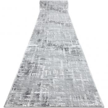 Alfombra Pasillo Mefe 8722, Dual‑Layer Gris/Blanco – 120×110 cm