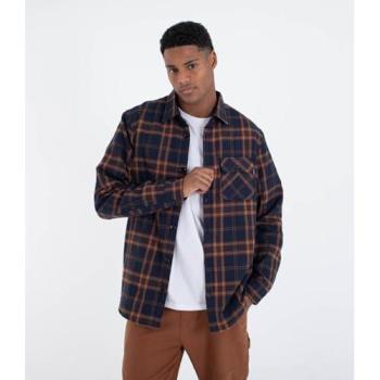 Camicia Hurley Axe Sherpa Flanella Blu M‑Stile