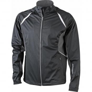 JN440 Men’s Sport Windproof Jacket – Black/Carbon, M