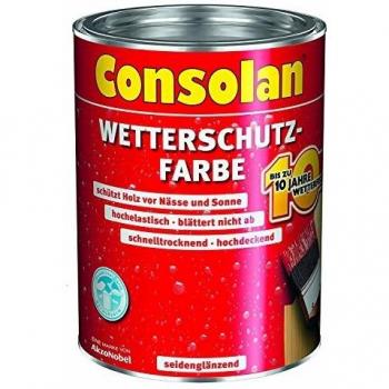 Consolan Wetterschutzfarbe 2,5 L grün Nr. 206
