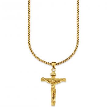 Bruno Banani Schmuck Geschenk Halskette mit Kreuz