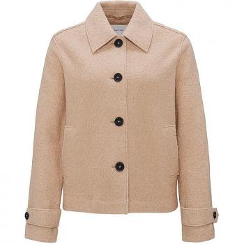 OPUS Jacke mit Knopfleiste Hayama beige 40