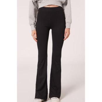 Leggings Thermiques Calzedonia Cuir Sombre Fille 5-6