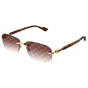 Gucci GG1221S 004 Yellow Gold 56mm Premium Men’s Shades