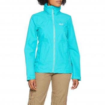 Aquamarin Evandale Damen-Wetterschutzjacke von Jack Wolfskin, S‑Größe