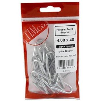 TIMco PPS40P Presser Point Staples 40 x 4.00