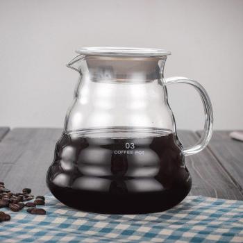 V60 Glass Drip Coffee Server 360ml