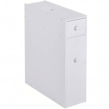 Armoire de Rangement Moderne pour Salle de Bains 16 x 48,5 x 58CM