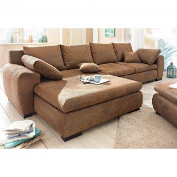 Antiklederoptik Ecksofa Cara Mia